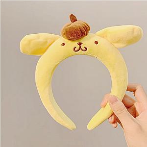 Pompom Purin Yellow Dog Hairband