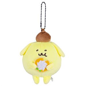 PompomPurin Cartoon Dog Fast Food Keychain