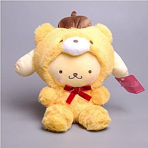 20cm Yellow PompomPurin Dog Cartoon Dog Cosplay Little Bear Plush