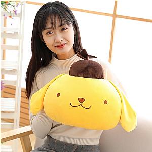 38cm Yellow Pom Pom Purin Warm Hand Pillow Plush