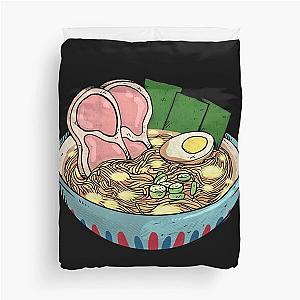 Ponyo Ramen Sticker Duvet Cover