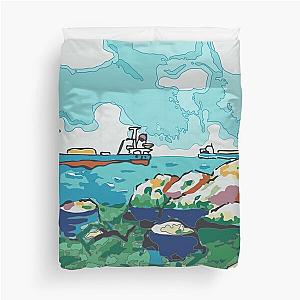 Sousuke finds Ponyo Duvet Cover