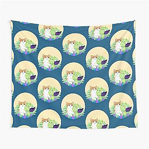 Ponyo and Dragon   Tapestry