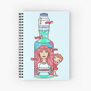 Ramune, Granmamare, and Ponyo! Spiral Notebook