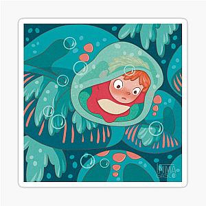 Ponyo and Glossy Sticker