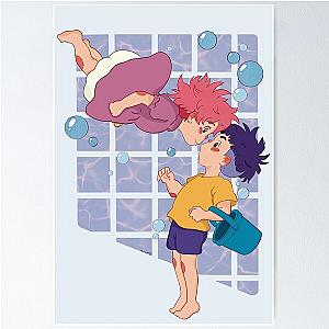Ponyo and Sasuke Poster