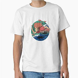 Hayao Miyazaki Ponyo on the Cliff by the Sea Classic T-Shirt