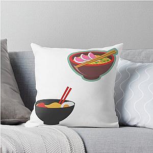 Ponyo Ramen Throw Pillow