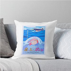 Ponyo - Japanese Studio Ghibli Throw Pillow