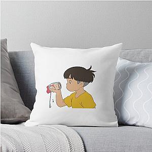 Ponyo & Sosuke Throw Pillow