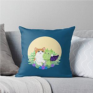 Ponyo and the Dragon Throw Pillow
