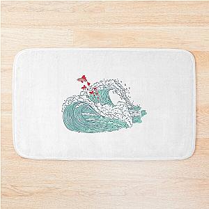 Ponyo Wave Bath Mat