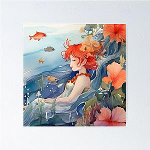 Ponyo Art Poster