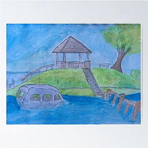 Ponyo Landscape Poster