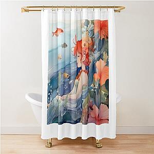 Ponyo Art Shower Curtain