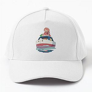 Ponyo Boat Baseball Cap