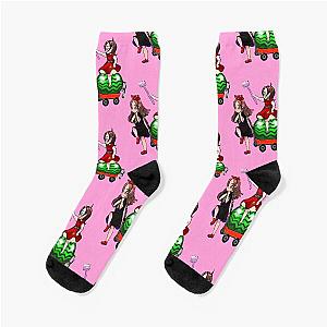 Fan art of Kiki Ponyo Socks
