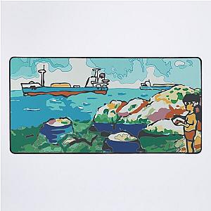 Sousuke finds Ponyo Desk Mat