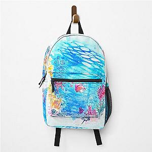 Ponyo on the watercolor Backpack
