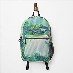 Ponyo Painting Anime Backpack Underwater