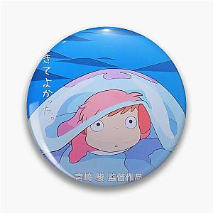 Ponyo Japanese Studio Ghibli Poster Pin