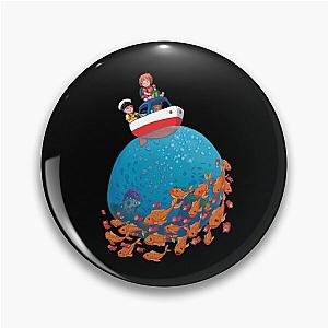 Ponyo On the Sea Goldfish Pin