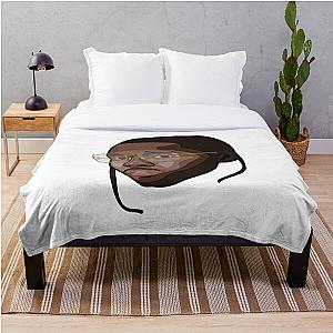 Pop Smoke Bedding Sets - Pop Smoke Face Throw Blanket