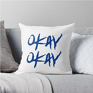 Pop Smoke Pillows - Pop Smoke 'okay okay' hoodie Throw Pillow