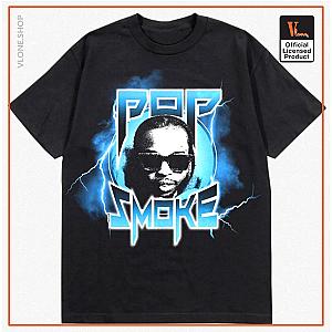 Vlone T-Shirts – Printed Pop Smoke Thunder T-Shirt