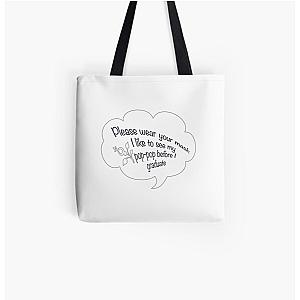 Pop Smoke Bags - I like to see my Pop Pop black All Over Print Tote Bag