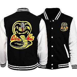 Cobra Kai Jackets – Cobra Kai Baseball Hoodie Button Jacket