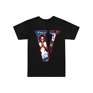 Pop Smoke x Vlone City Tee Black Official Merch