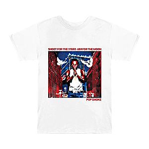 Pop Smoke x Vlone City Tee White Official Merch