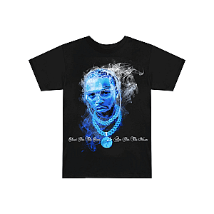 Pop Smoke x Who Decides War Portrait T-Shirt Official Merch