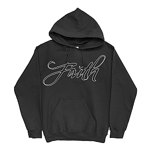 Faith Album Hoodie - Black Official Merch