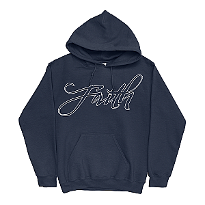 Faith Album Hoodie - Navy Official Merch