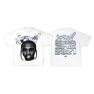 Faith Album Tee - White Official Merch