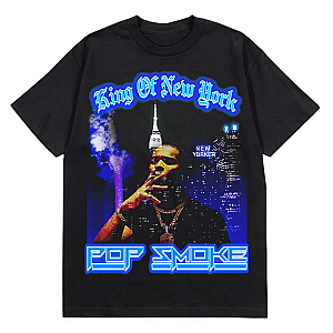 King of New York Black T-Shirt Official Merch