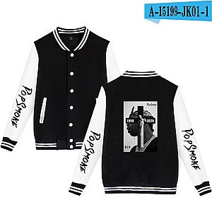 Pop Smoke Hip Hop Jackets - Pop Smoke Baseball Jacket Fashion