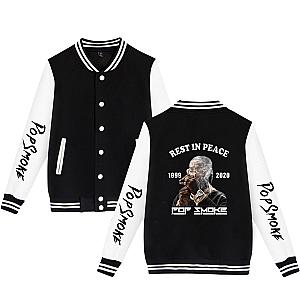 Pop Smoke Hip Hop Jackets - Pop Smoke Baseball Jacket