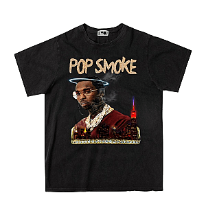 Pop Smoke T-Shirts – Classic Pop Smoke Casual T-Shirts