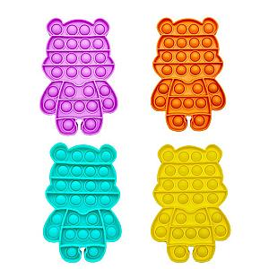 Cute Bear Shape Simple Dimple Fidget Toy Pop It Animals