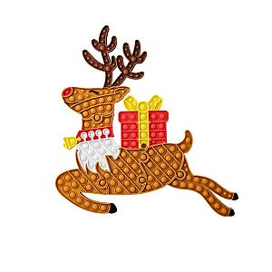 Christmas Reindeer Pop It Animals