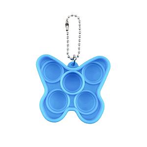 Butterfly Keychain Simple Dimple Fidget Toy Pop It Accessories