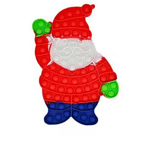 Christmas Santa Claus Simple Dimple Fidget Toy Pop It Characters