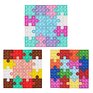 Square Puzzle Simple Dimple Fidget Toy Pop It Shapes