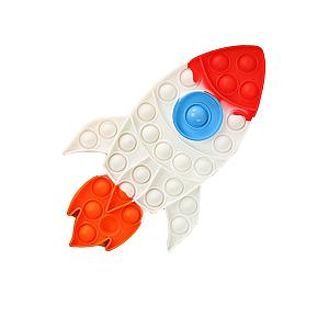 Rocket Simple Dimple Fidget Toy Pop It Shapes