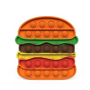 Hamburger Simple Dimple Fidget Toy Pop It Shapes