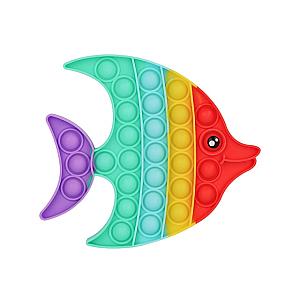 Rainbow Fish Simple Dimple Fidget Toy Pop It Animals