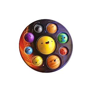 Cute Solar System Simple Dimple Fidget Toy Pop It Shapes